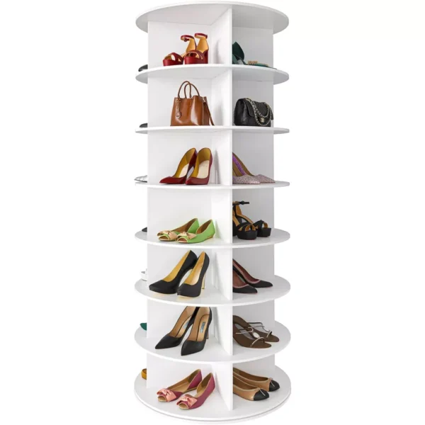 360° Rotating Shoe Rack Tower - Image 8