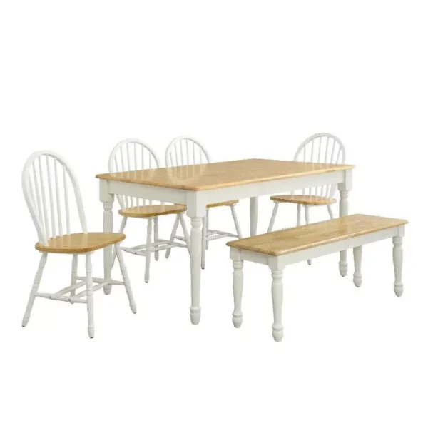 Farmhouse Elegance: Autumn Lane Large Dining Table - Image 4