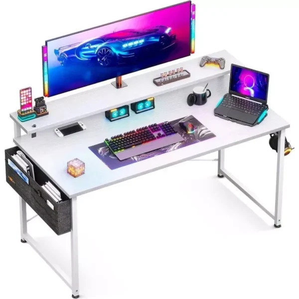 Adjustable Monitor Shelf Home Office Desk - Image 5