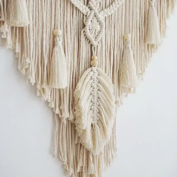 Charming Nordic Bohemian Macrame Tapestry - Image 5