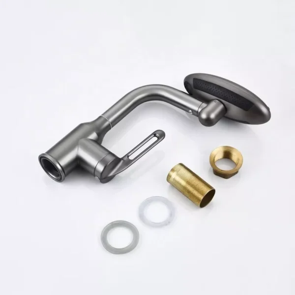 360° Swivel Stainless Steel Faucet for Bathroom Sink - Image 10