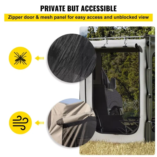 Heavy-Duty Car Awning Room with PVC Floor - Image 8
