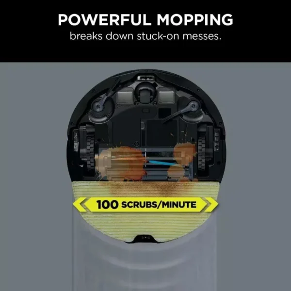 AI-Powered Robot Vacuum and Mop with LIDAR Navigation & Sonic Scrubbing - Image 4