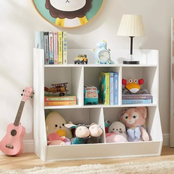 Kovhzcu Toy Storage Organizer with Bookshelf - Image 6